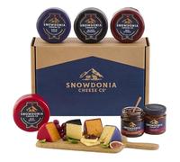 Snowdonia Cheese Company | Cheese & Chutney Deli Gift Box | 4 Luxury Welsh Cheeses and 2 Artisan Chutneys