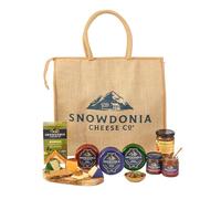 Snowdonia Cheese Company | Cheese & Chutney Picnic Cool Bag | 3 Luxury Welsh Cheeses, 2 Artisan Chutneys, Buttermilk Crackers and Olive Tapenade