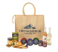 Snowdonia Cheese Company | Cheese, Chutney & Soft Drinks Picnic Cool Bag | 3 Luxury Welsh Cheeses, 2 Chutneys, Wholemeal Crackers, Olive Tapenade and Luscombe Soft Drinks