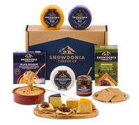 Snowdonia Cheese Company | Great Taste Awards Gold Star Cheeseboard Selection | 3 Luxury Cheeses | 1 Black Bomber Bake | 1 Chutney | Crackers