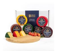 Snowdonia Cheese Company Ultimate Welsh Hamper - The Ultimate Cheese Gift Hamper of six truckles with Black Bomber, Red Devil & More from Great British Trading