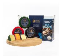 Snowdonia Cheese Truckles x3 with Cradocs Sea Salted Crackers Hamper