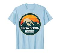 Snowdonia National Park Retro Mountain Sunset T-shirt T-Shirt