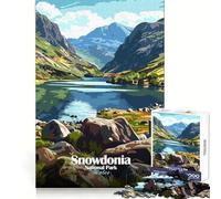 Snowdonia National Park Wales Landscape Hard Jigsaw Puzzle for Adults 1000 Pieces Brain Development Peaceful Fun Clean Join (50x75cm)