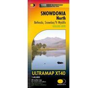 Snowdonia North Ultramap XT40: Bethesda, Snowdon/Yr Wyddfa