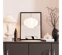 Snowdool Black Wall Mounted Mirror, 30x40cm Rectangular Frame Vanity Mirror, Hangs Horizontal or Vertical Decorative for Dressing Room, Bathroom, Bedroom, Living Room