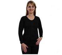 Snowdrop Ladies Black Thermal Long Sleeve Top L