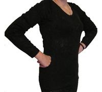 Snowdrop Ladies Black Thermal Long Sleeve Top M