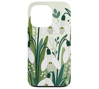 Snowdrop Winter Easter Spring Flower Floral Case for iPhone 13 Pro