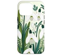 Snowdrop Winter Easter Spring Flower Floral Case for iPhone 16 Pro