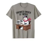 Snowed Under at Work Funny Office Holiday T-Shirt