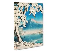 Snowfall on Mount Fuji by Tsuchiya Koitsu Canvas Wall Art Print 30x20 Inch
