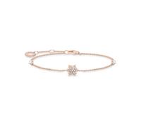 THOMAS SABO Rose Gold Plated Snowflake Bracelet A2082-416-14-L19V