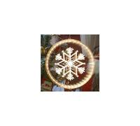 (Snowflake) Christmas Decorative Window Light 16cm 3D LED Hanging Christmas Lights Christmas Window Decorations Battery Operated for Indoor Outdoor Christmas Tree