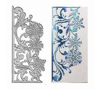 Snowflake Corner Lace Cutting Dies, Snow Corner Border Die Cuts Metal Embossing Stencils Template Mould for Card Scrapbooking and DIY Craft Album Paper Card Decor