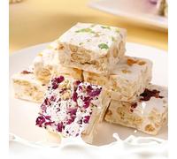 Snowflake crisp sugar,Mango cranberry kiwi milk candy,Candied fruit,Instant pastry,Dessert,Dim sum,Gummy candy,Leisure food,Vegan,Delicious Chinese snacks gifts (Mango flavor,5 packs)