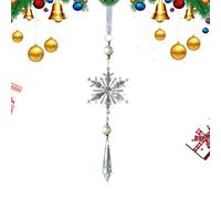 Snowflake Decorations, Pendant 2D Acrylic Charm - Christmas Decoration for the Home | For Use in Private Homes and Offices, Outdoors and Indoors, at Winter Parties at Celebrations