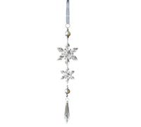 Snowflake Decorations, Two-Dimensional Acrylic Snowflake Pendant Charm - Christmas Decoration - For Use at Winter Parties, Indoors, Holidays, On Ceilings, Offices, In