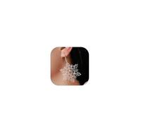 Snowflake Earrings for Women Winter Holiday Earrings Christmas Jewelry Outfits for Women Christmas Gifts Stocking Stuffers 2025, Metal, No Gemstone