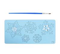 Snowflake Fondant Molds Handmade Marine Theme Cake Decorating Tools for Kitchen Family Sugarcraft Molds