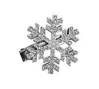 Snowflake Hair Clip | Holiday Hair Barrettes | Beautiful Snowflake Hair Accessories, Charming Ice Hair Pins For Women, Girls