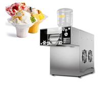 Snowflake Ice Machine Commercial Ice Shaver Machine Stainless Steel Shaved ICES Machines Automatic Electric ICES Crusher Rapid Cooling and 9 Adjustable Speed for Home, Parties(120KG)