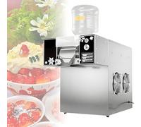 Snowflake Ice Machine Commercial Stainless Steel Ice Shaver Machine Electric Snow Cone Machine Rapid Cooling Slushie Machines ICES Cream Equipment Dessert Shop Equipment(120KG)