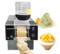 Snowflake Ice Maker Commercial Automatic Crush Machine, Snow Cone Shaver, Machine Stainless Steel Shaver For Party＆Commercial Use (360W)