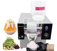 Snowflake Ice Maker Commercial Machine, Shaver Machine, Speed Adjustable,176 Lbs/24H, 360W