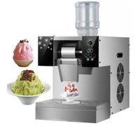 Snowflake Ice Maker Commercial Shaver Machine, 500W High Efficiency, Air Cooling System For Smooth S, Ideal For Snow Cones And Slushies