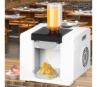 Snowflake Ice Maker, Korean Bingsu Machine, Automatically Electric Ice Shaving Machine with Touch Screen, Rapid Cooling for Family, Party, Office, Restaurant, Bar,White