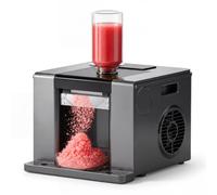 Snowflake Ice Maker, Snowflake Ice Shaver Automatic Shaved, 60kg/Day, Self-Cleaning, High-Efficiency Air Cooling for Food Truck, Restaurant, Milktea Shops, Household, etc, Black