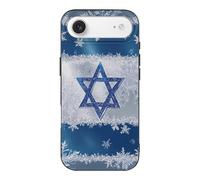 Snowflake Israel Flag Protective Cover Compatible with iPhone 17/17 Air/17 Pro/17 Pro Max Phone Case TPU Shockproof