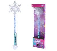 Snowflake Luminous Magical Wand, Princess Cosplay Fairy Stick Glowing Magical Wand For Birthday Princess Party Kid Gift