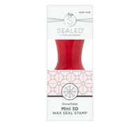 Snowflake Mini 3D Wax Seal from The Holiday Magic Collection