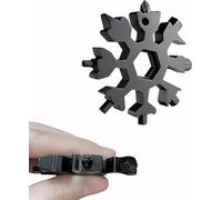Snowflake Multi Tool - 18 in 1 kit, Valentines Gifts, Birthday Gifts for Him, Easter Gifts, Christmas Gifts, Outdoor Camping Multitool Accessories (1 Set)