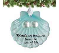 Snowflake Ornaments For Christmas Tree,Festive Glass Decorations | Snowflake Glass Decorations,For Winter Holiday Indoor Home Family Wall