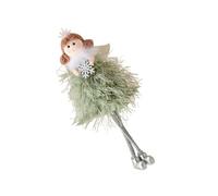 Snowflake Princess Christmas Tree Ornament Handmade Fabric Decoration For Home Office Festival Holiday Decoration Snowflake Princess Festival Gift Accessory