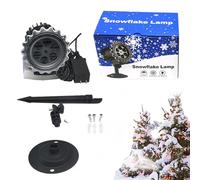 Snowflake Projector Lamp Snowfall Effect Waterproof Lamp