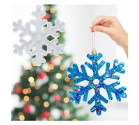 Snowflake Resin Moulds Silicone Epoxy Casting Mold Christmas Coaster Pendent DIY