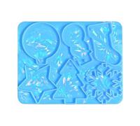 Snowflake Resin Snowman Silicone Mold Effect Epoxy Casting Keychain Pendant Earrings Epoxy Personalized Charms