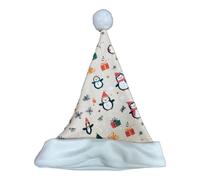 Snowflake Santa Hat | Cartoon Christmass Hatt With Penguin Design - Holiday Home Ornaments, Cute Winter Hats For Cosplay Role Play, Christmas Party Photography Props