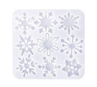 Snowflake Silicone Molds Earring Pendant Epoxy Resin Mold Hanging Home Decorations DIYs Jewelry Making Snowflake Resin Molds