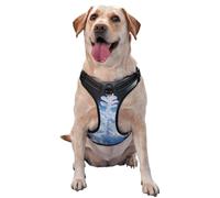 Snowflake Small Printed pet Traction Vest - Suitable for Dog Walking, Hiking and Outdoor Adventures,