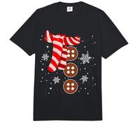 Snowflake Snowman Costume Family Christmas Matching Family Comfort Colors Adult Heavyweight T-Shirt