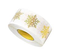 Snowflake Sticker Aesthetic Christmas Label Envelope Seals Decorative for Card Decoration Decorative Snowflake Roll