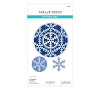 Snowflake Wreath Etched Dies by Lisa Horton