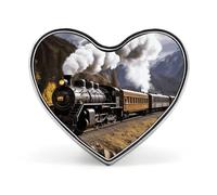 Snowflakes And Christmas Trees Lapel Pin - Heart Shape Brooch Pins for Men & Women Suit Accessories, 1" Lightweight Enamel Lapel Pins Buttons for Backpacks, Hats, Bags, Lanyards, Love form, Aluminum