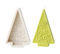 Snowflakes Christmas Tree Mold Resin Aromatherapys Silicone Molds Desktops Ornament Home Decoration Molds Christmas Tree