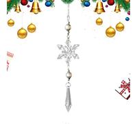 Snowflakes Decorative Item for the Christmas Season - Two-Dimensional Acrylic Snowflake Pendant Charm | Christmas Decoration - For Indoor Home Winter Office Party Holiday Blanket Outdoor